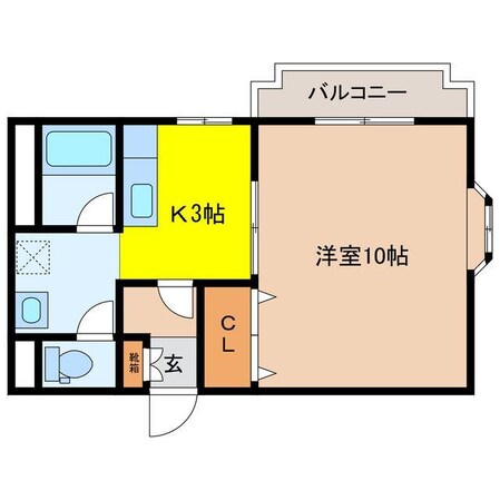 アイランド関口の物件間取画像